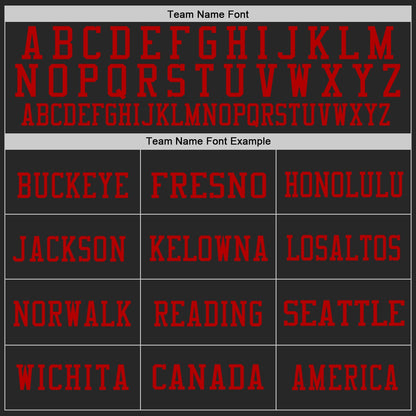 Custom Black White-Red Mesh Authentic Football Jersey