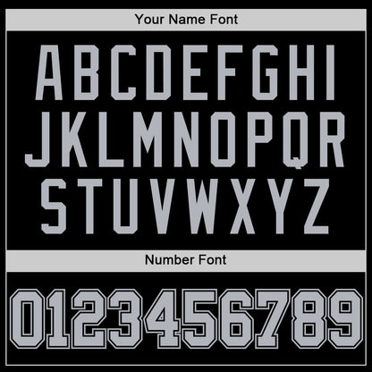 Custom Black Gray Authentic Basketball Jersey