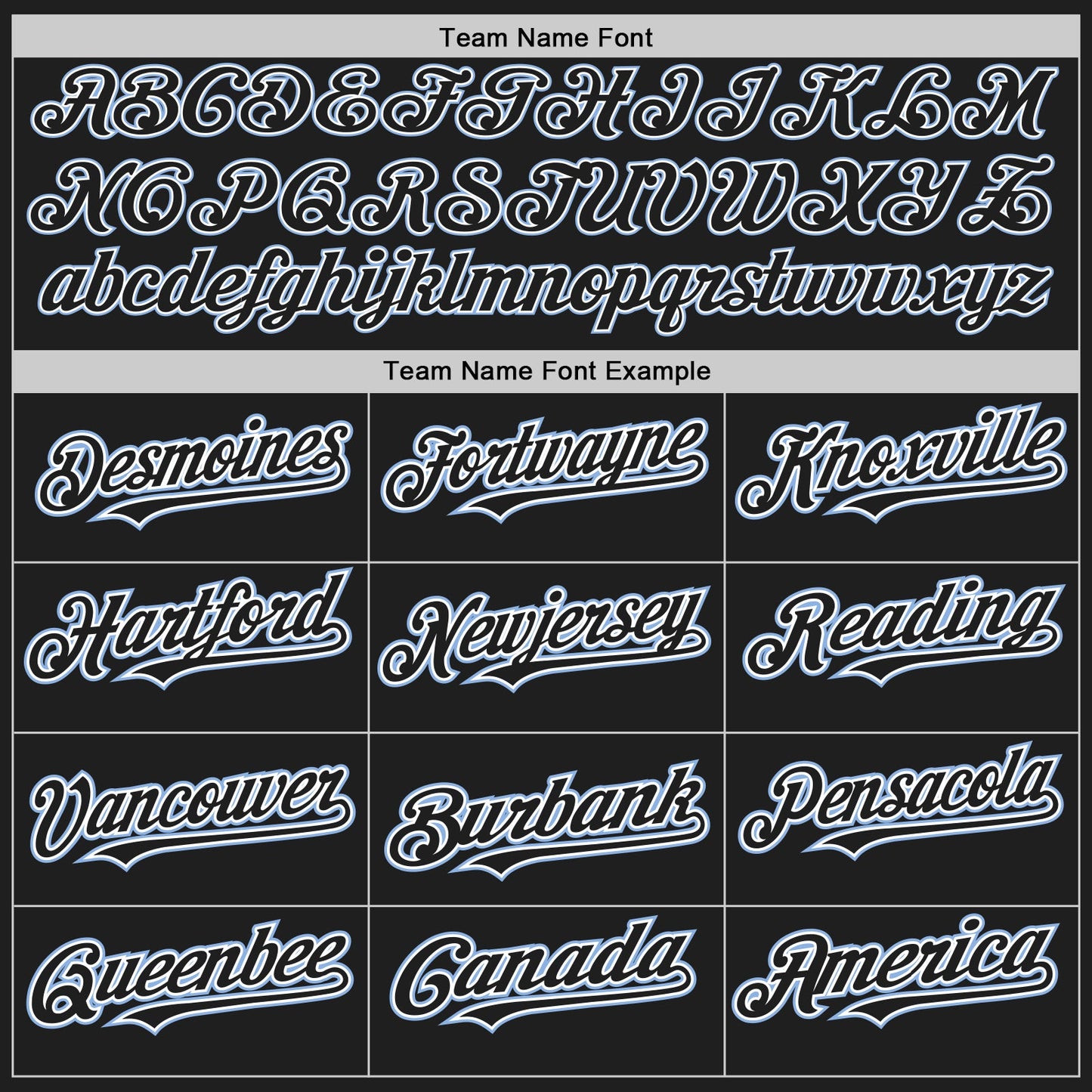Custom Black White-Light Blue Authentic Baseball Jersey