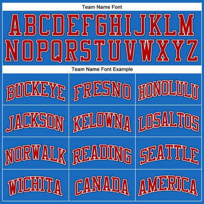 Custom Blue Red-Navy Authentic Throwback Basketball Jersey