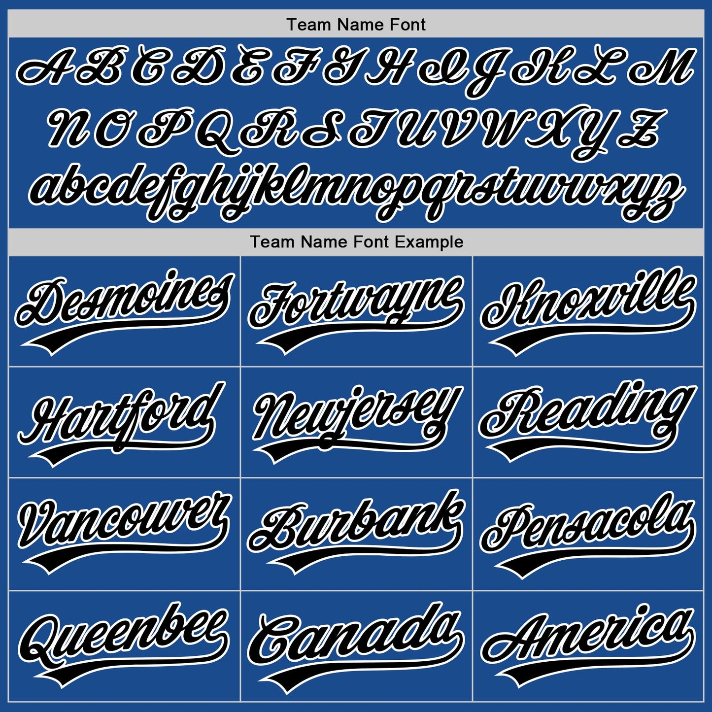 Custom Blue Black-White Authentic Throwback Baseball Jersey
