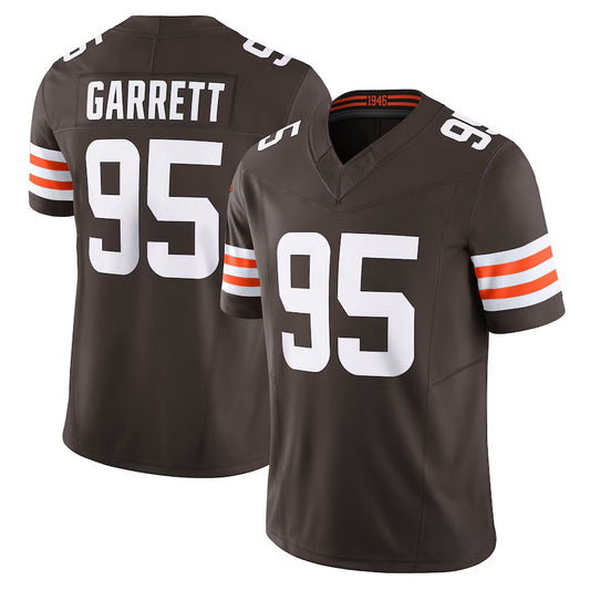 Custom Men's Browns Brown/White Exact Replica Football Jersey