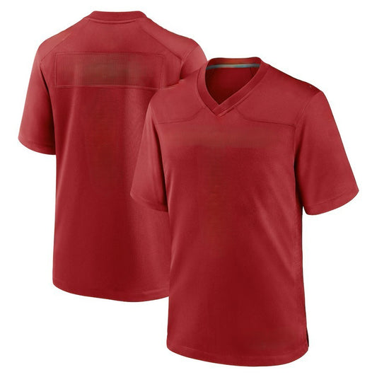 Custom Men's Cardinals Cardinal Game Exact Replica Football Jersey