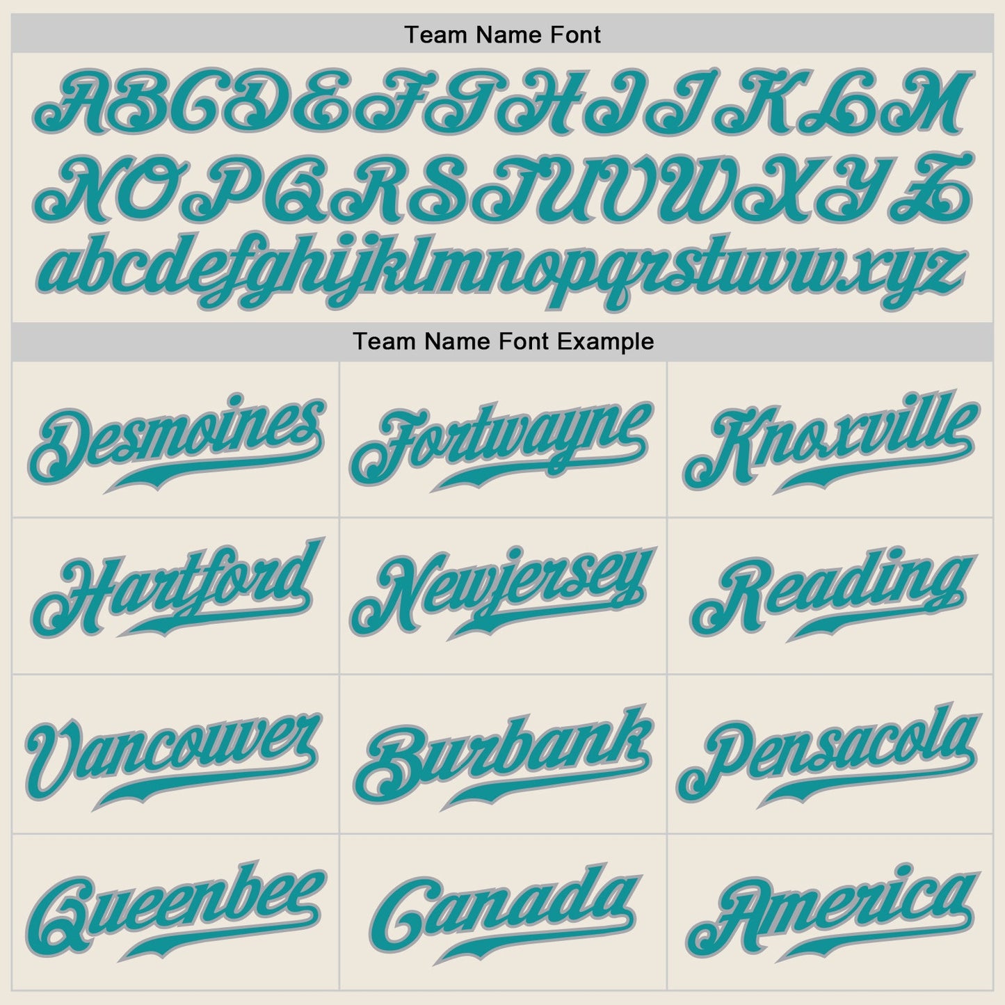Custom Cream Teal Pinstripe Teal-Gray Authentic Baseball Jersey