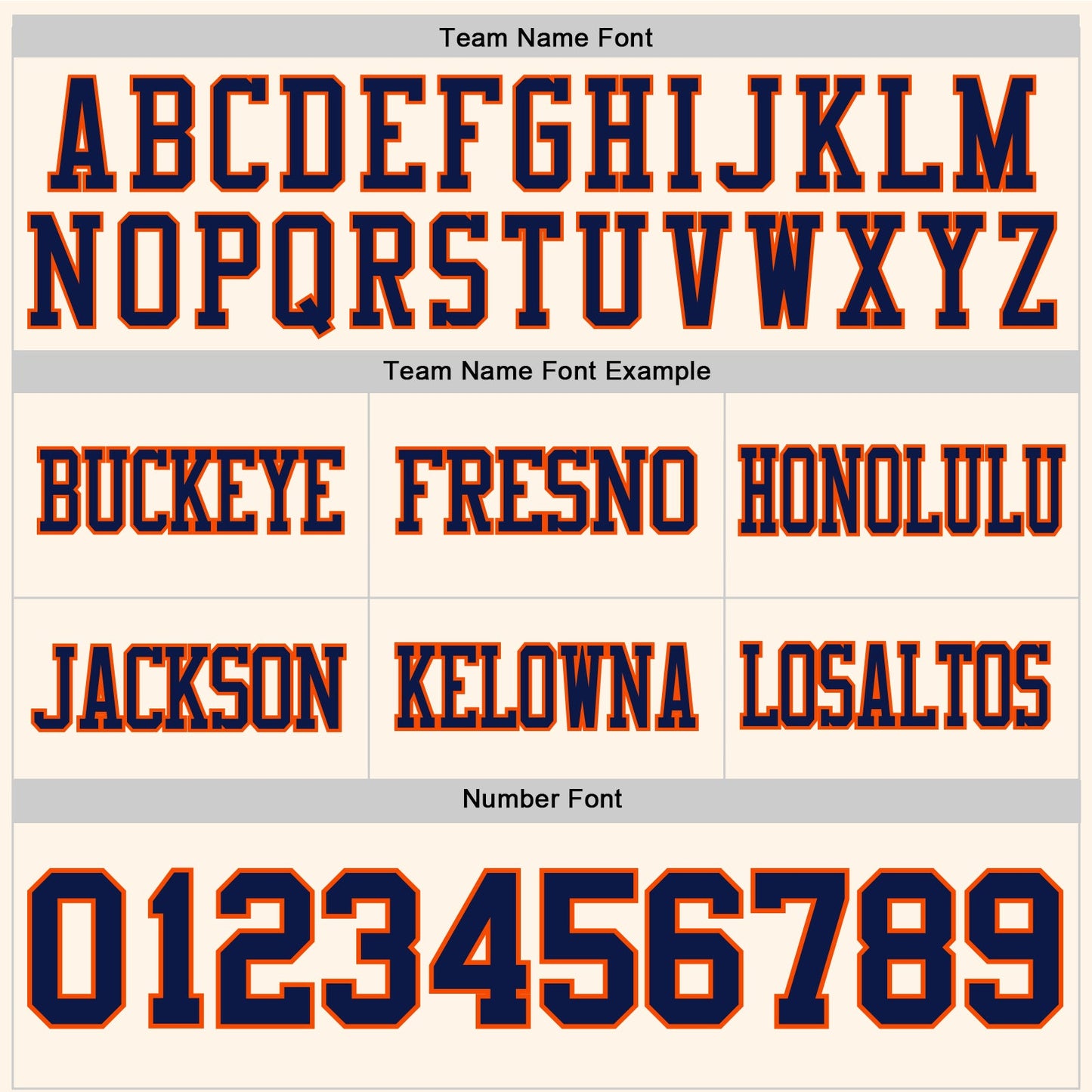 Custom Cream Navy-Orange Mesh Authentic Football Jersey