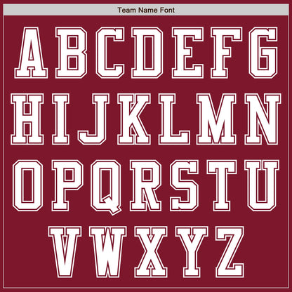 Custom Crimson White Authentic Baseball Jersey
