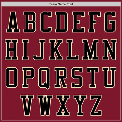 Custom Crimson City Cream-Black Authentic Baseball Jersey