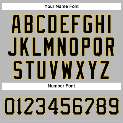 Custom Women's Gray Black-Gold V-Neck Cropped Baseball Jersey