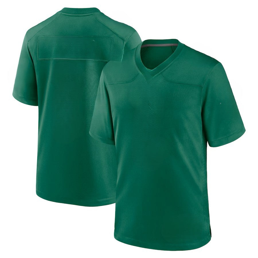 Custom Men's Eagles Green/Kelly Green/White/Black Exact Replica Football Jersey