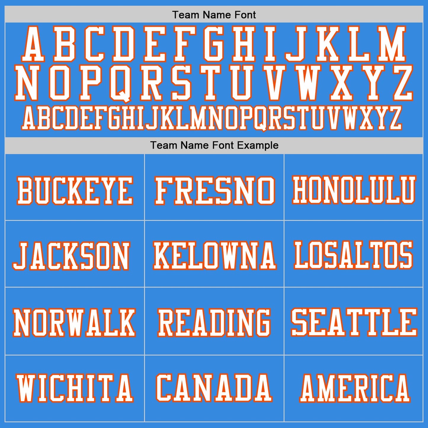 Custom Powder Blue Orange-White Mesh Authentic Throwback Football Jersey