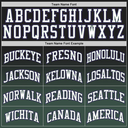 Custom Black White-Green Authentic Fade Fashion Basketball Jersey