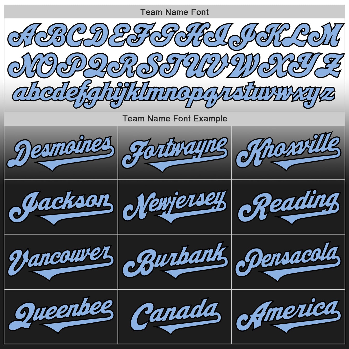 Custom White Light Blue-Black Authentic Fade Fashion Baseball Jersey