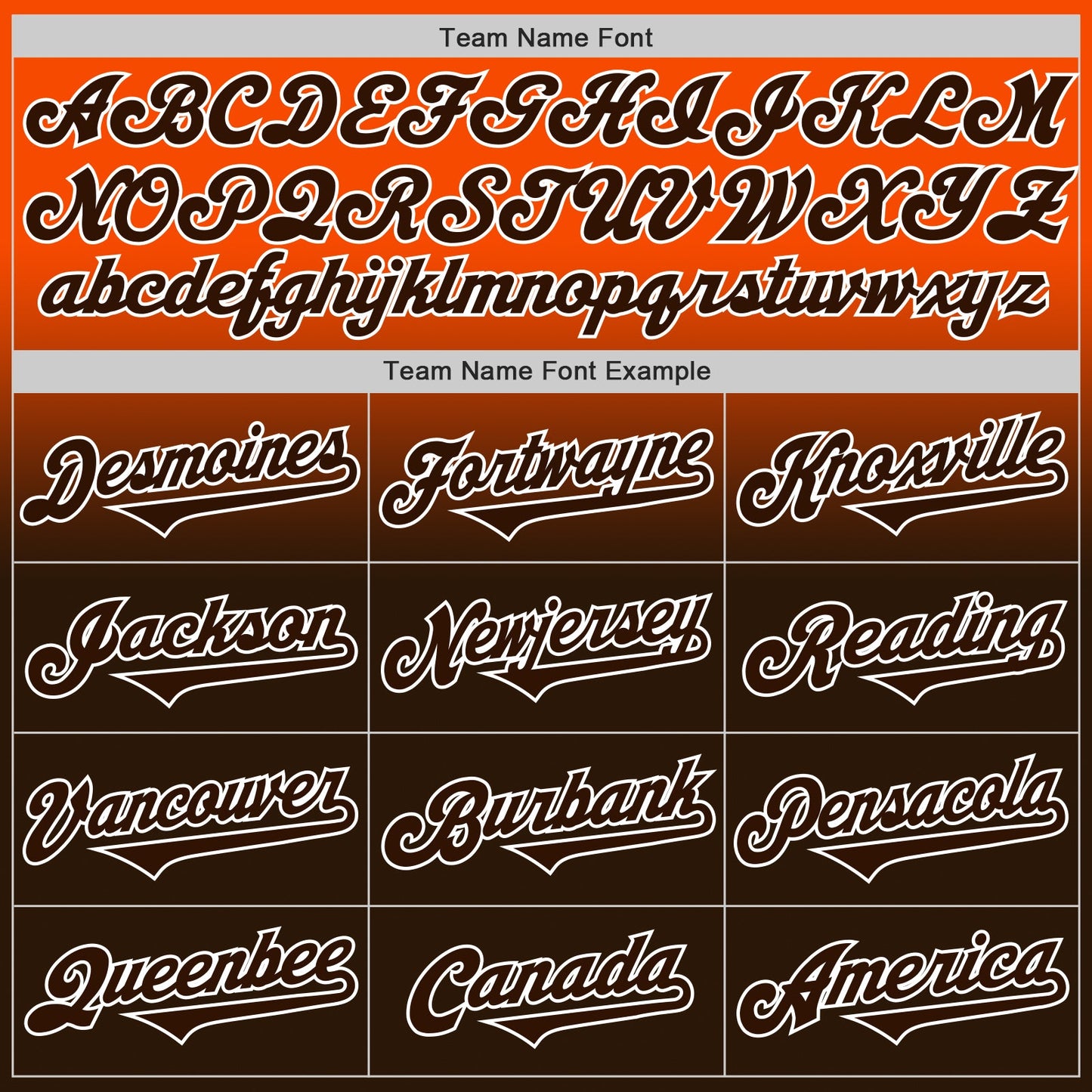 Custom Orange Brown-White Authentic Fade Fashion Baseball Jersey