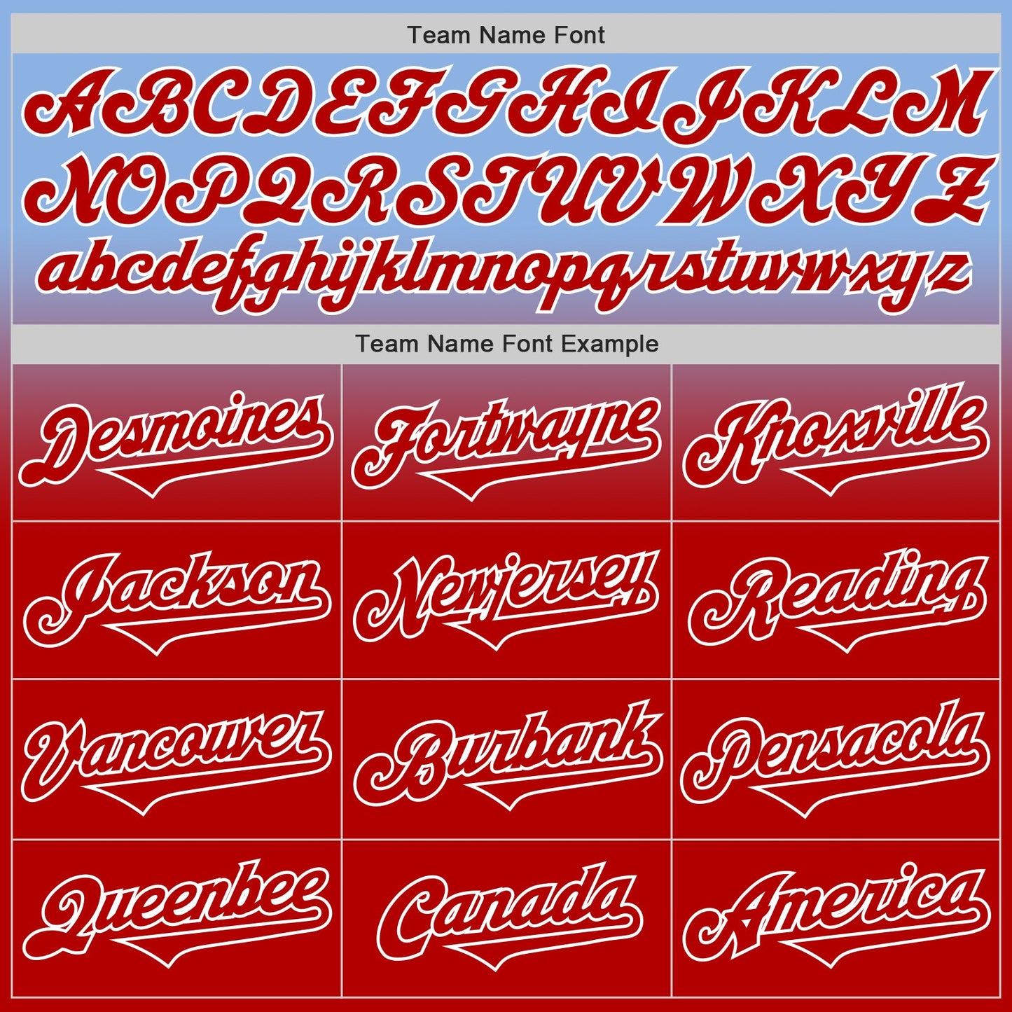 Custom Light Blue Red-White Authentic Fade Fashion Baseball Jersey