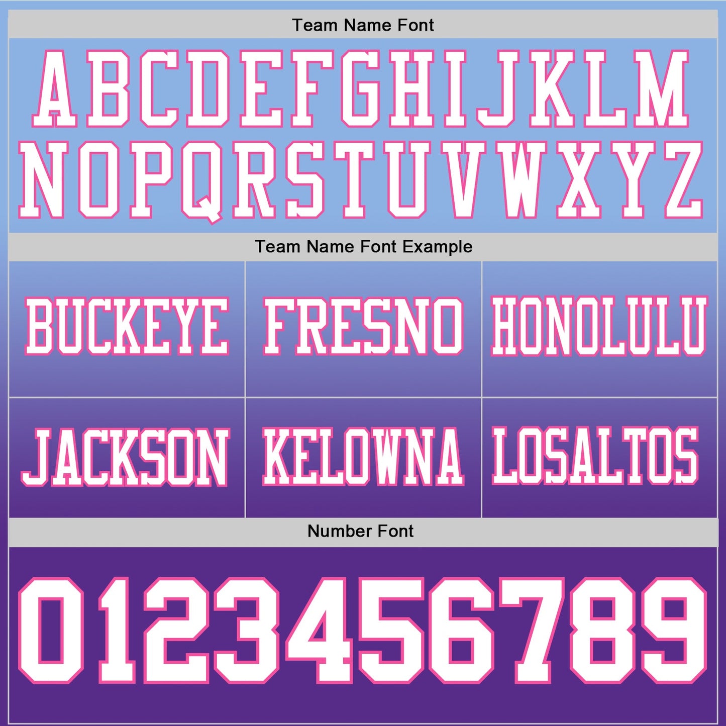 Custom Light Blue White Purple-Pink Mesh Authentic Fade Fashion Football Jersey