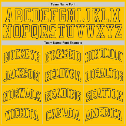 Custom Gold Gold-Navy Authentic Throwback Basketball Jersey