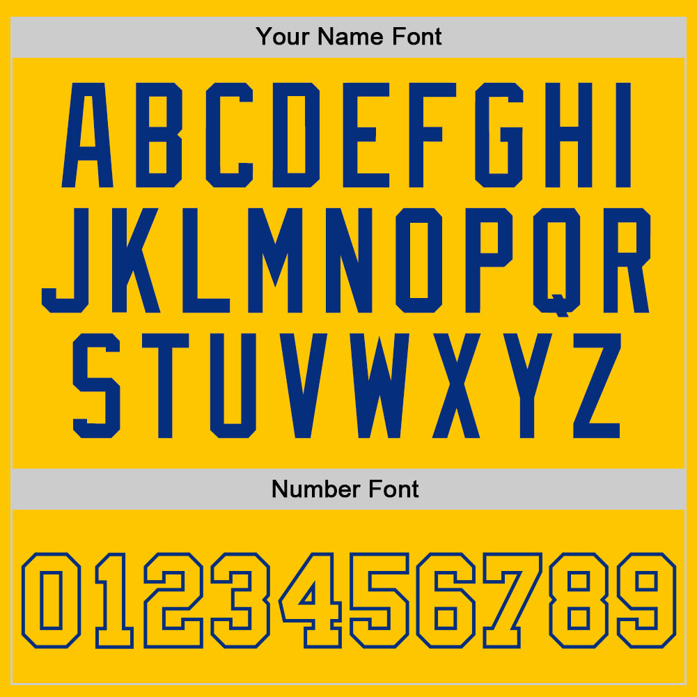 Custom Gold Gold-Royal Authentic Throwback Basketball Jersey