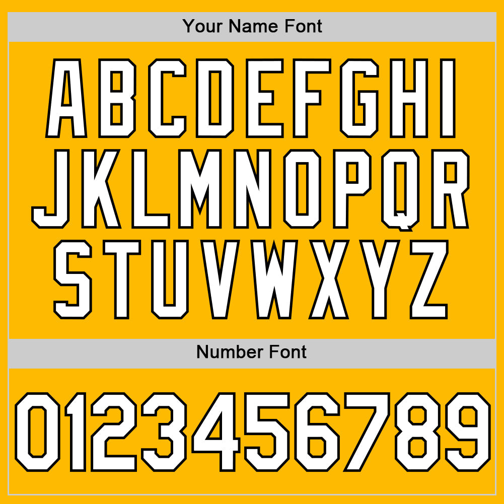 Custom Gold White-Black Authentic Throwback Basketball Jersey