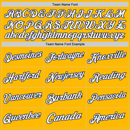 Custom Gold White-Navy Authentic Throwback Basketball Jersey