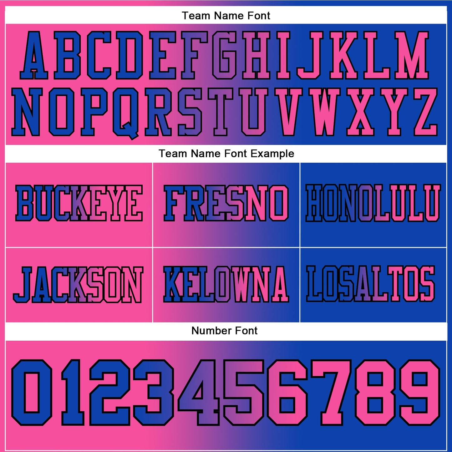 Custom Thunder Blue Pink-Black Mesh Authentic Gradient Fashion Football Jersey