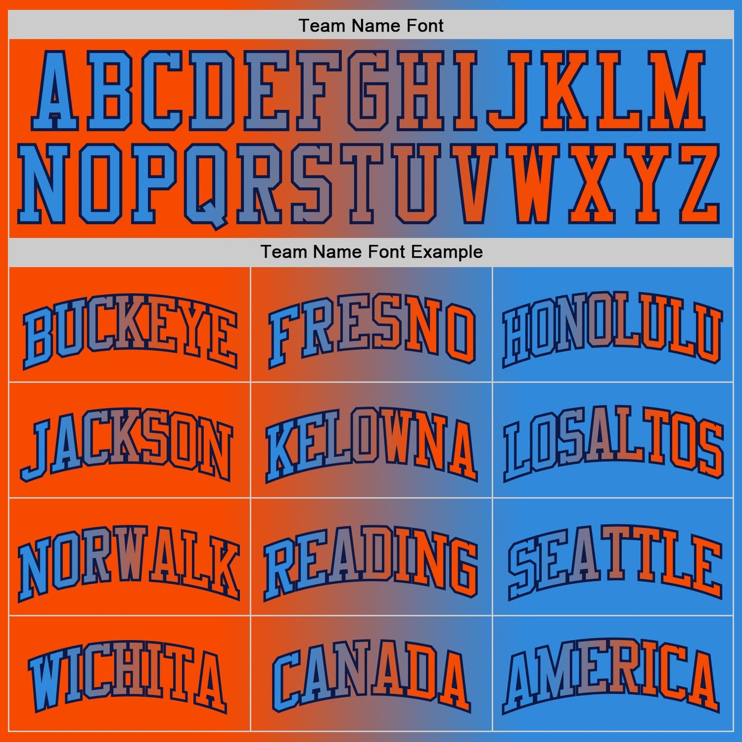 Custom Powder Blue Orange-Navy Authentic Gradient Fashion Basketball Jersey