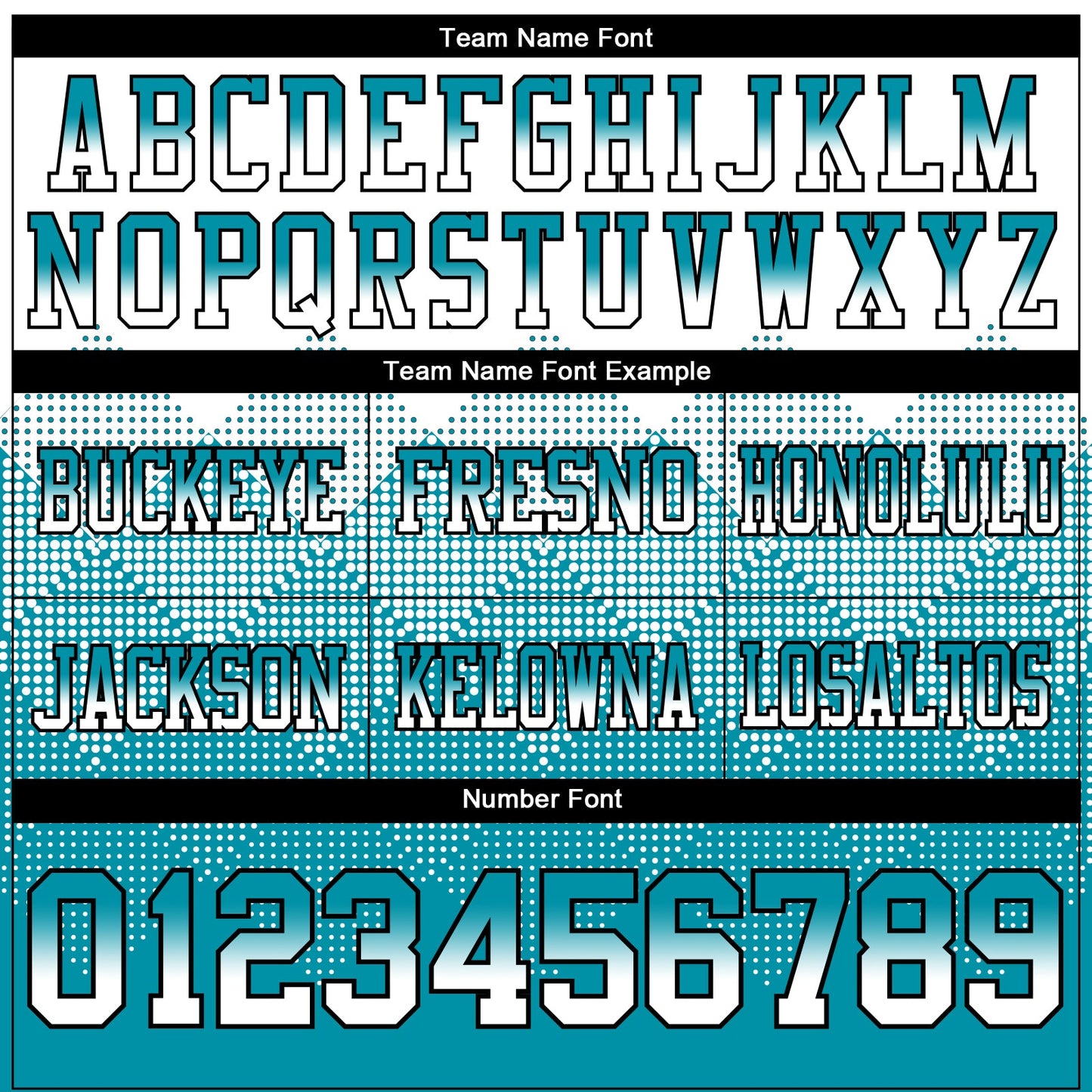 Custom White Teal-Black Mesh Authentic Gradient Square Shape Flag Football Jersey