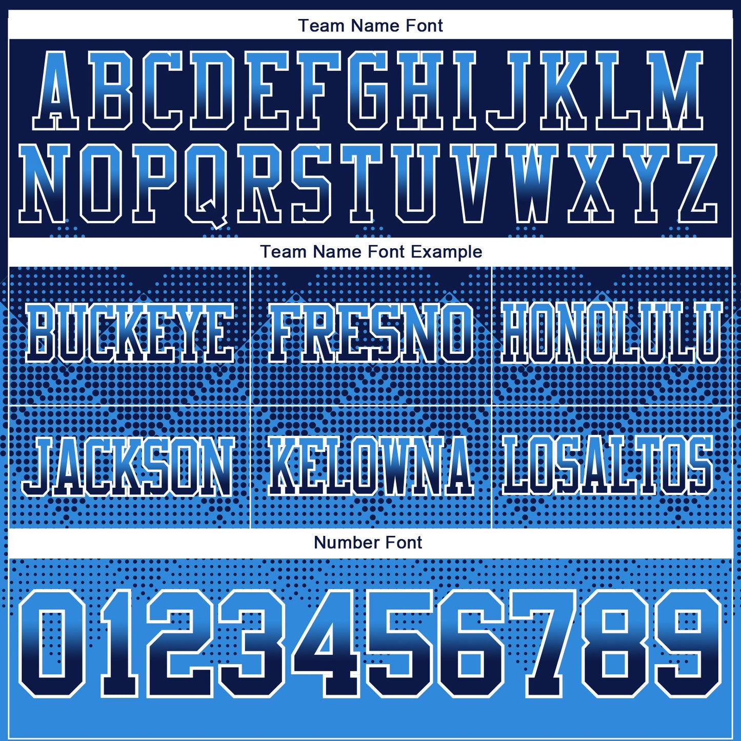 Custom Navy Powder Blue-White Mesh Authentic Gradient Square Shape Flag Football Jersey
