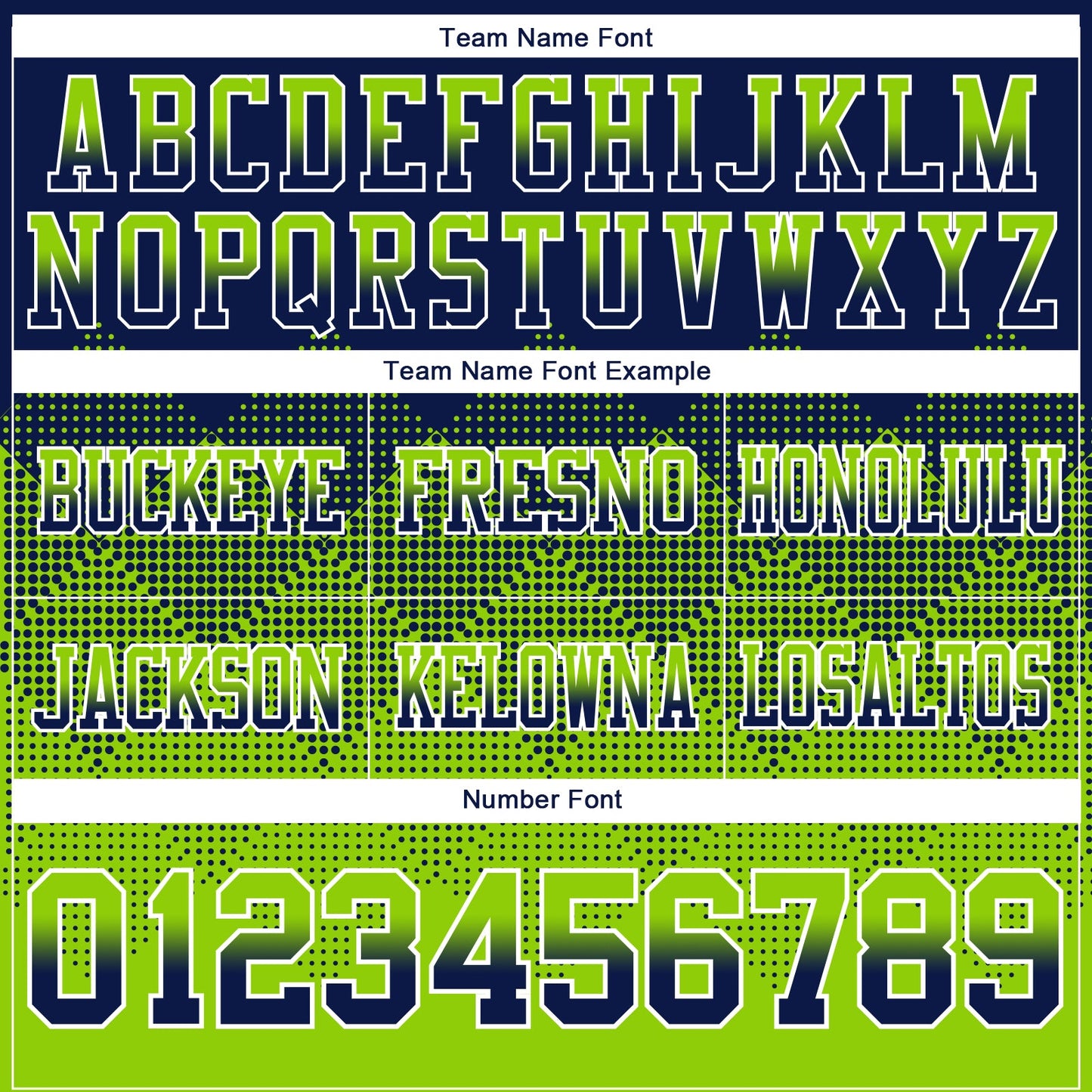 Custom Navy Neon Green-White Mesh Authentic Gradient Square Shape Flag Football Jersey
