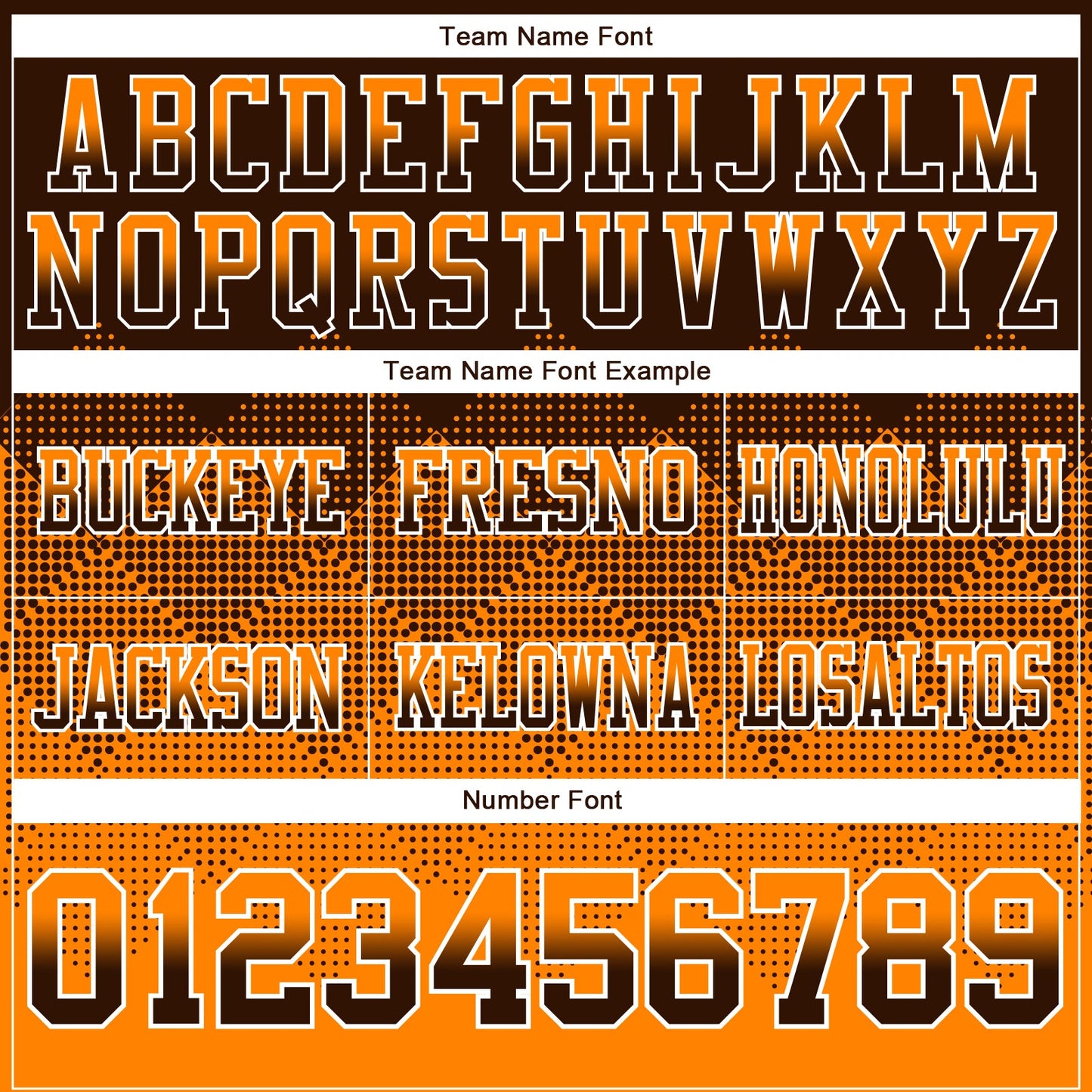 Custom Brown Orange-White Mesh Authentic Gradient Square Shape Flag Football Jersey