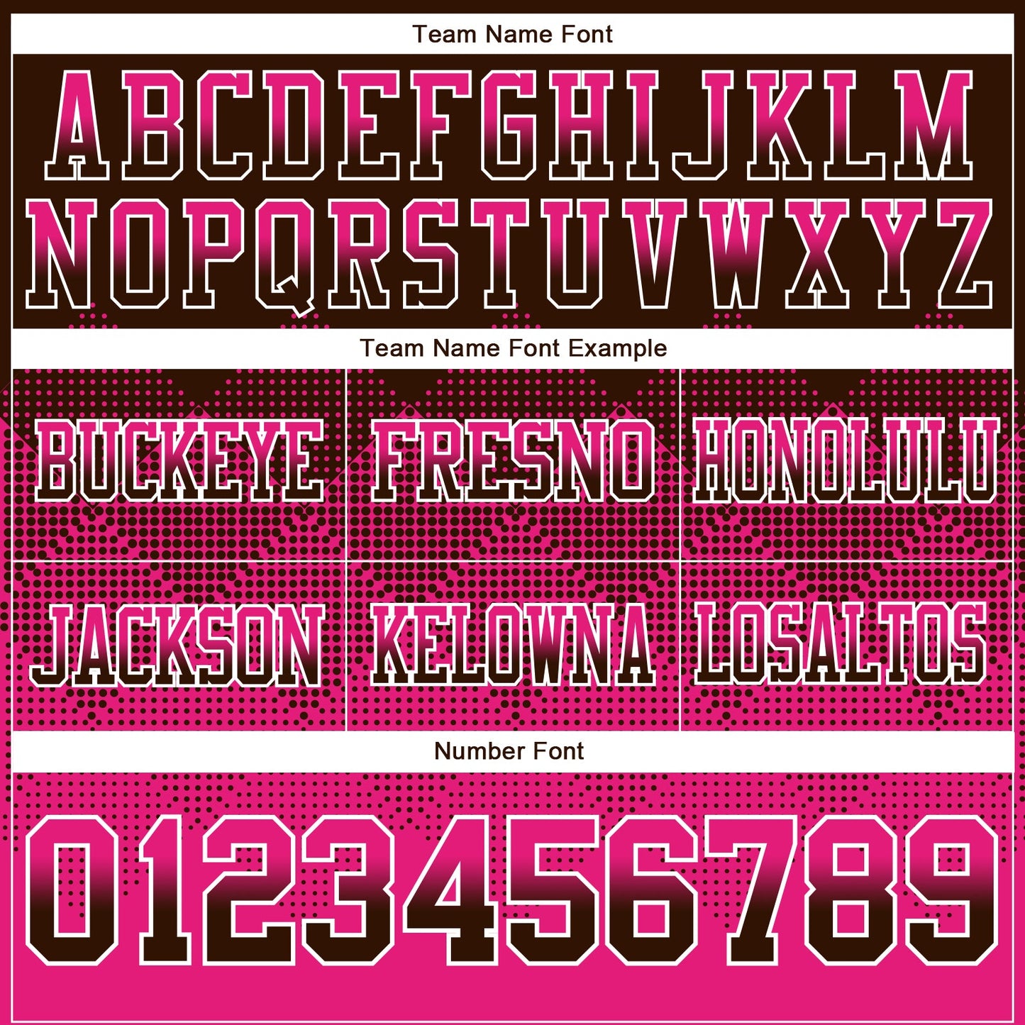 Custom Brown Hot Pink-White Mesh Authentic Gradient Square Shape Flag Football Jersey
