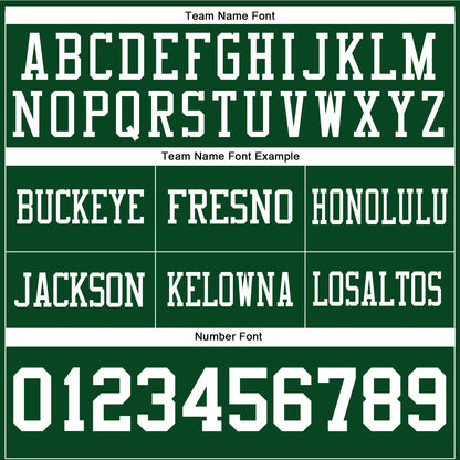 Custom Green White Mesh Authentic Football Jersey
