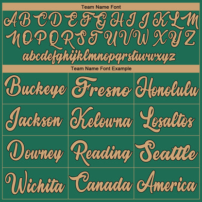 Custom Kelly Green Old Gold-Black Authentic Throwback Basketball Jersey