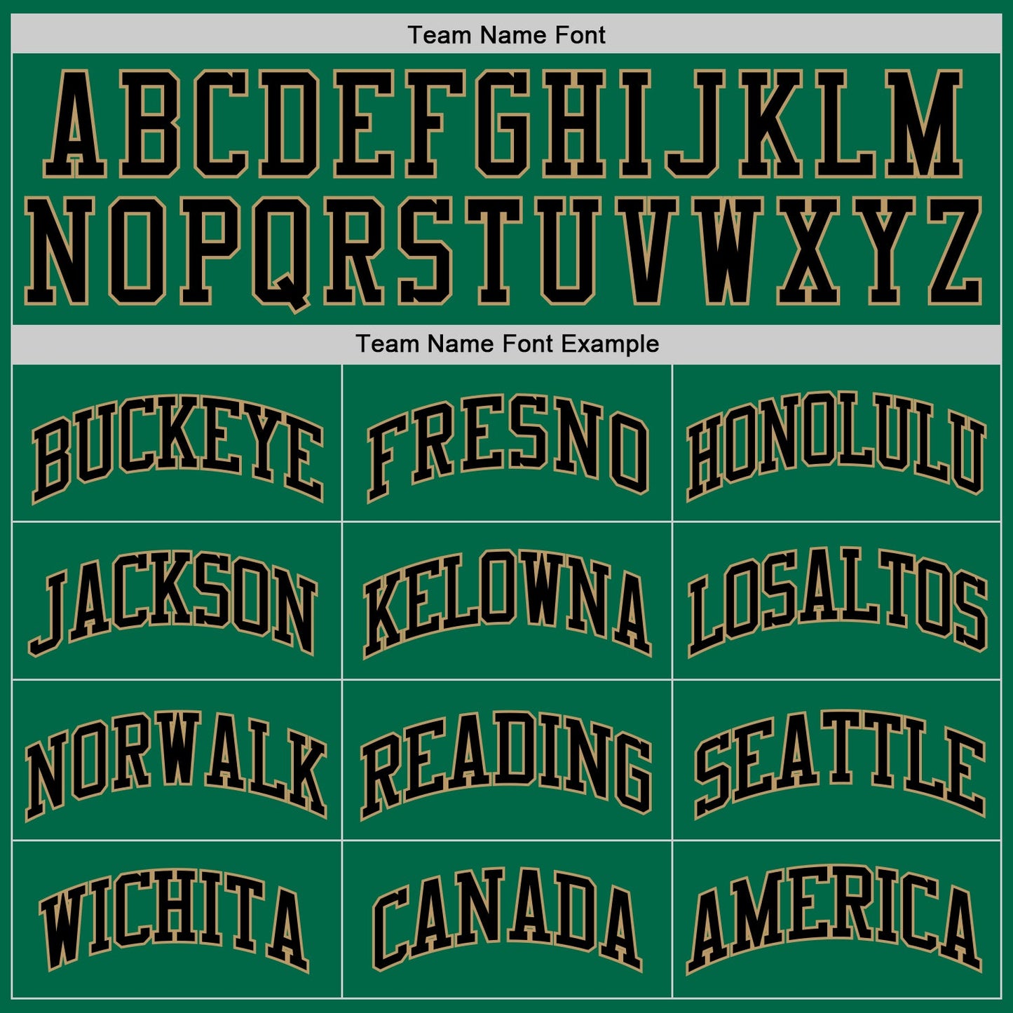 Custom Kelly Green Black-Old Gold Authentic Throwback Basketball Jersey