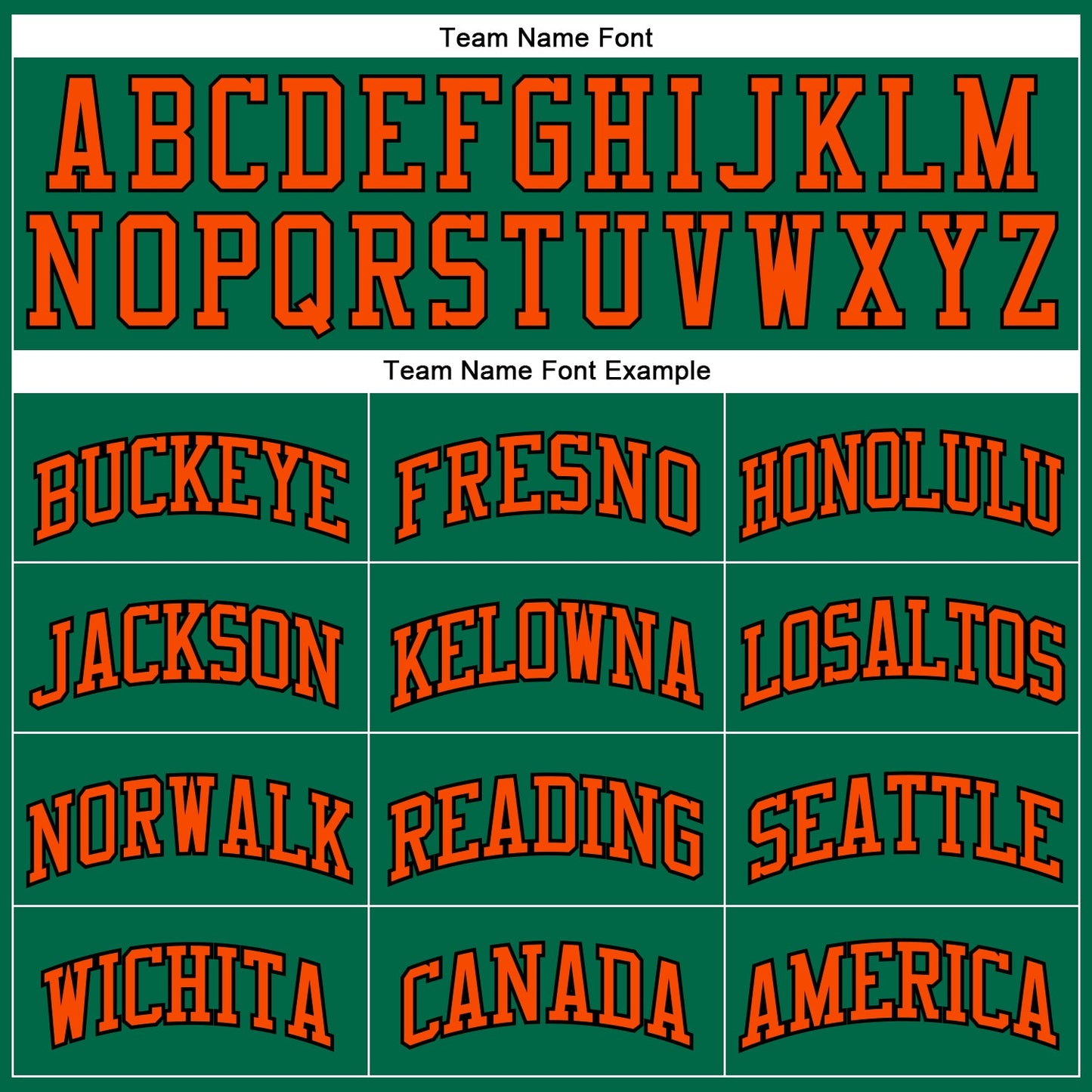 Custom Kelly Green Orange-Black Authentic Throwback Basketball Jersey