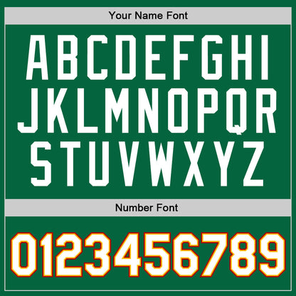 Custom Kelly Green Gold-Red Authentic Throwback Basketball Jersey