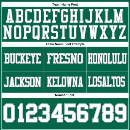 Custom Kelly Green White-Gray Mesh Authentic Football Jersey