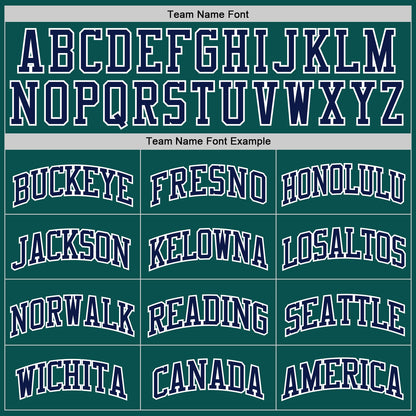 Custom Midnight Green Red White-Navy Authentic Basketball Jersey