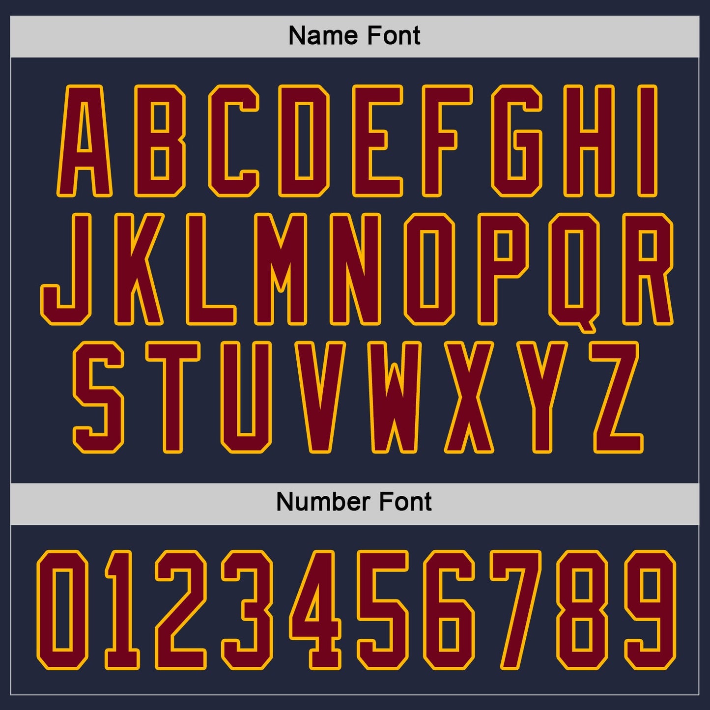 Custom Navy Maroon-Gold Hockey Jersey