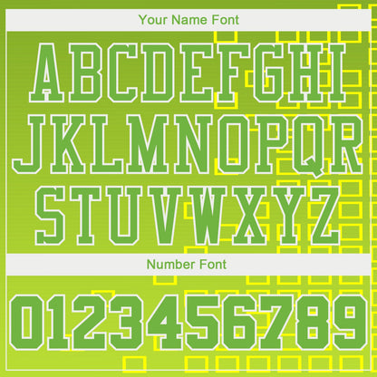 Custom Neon Green Neon Green-Gold Round Neck Sublimation Basketball Suit Jersey