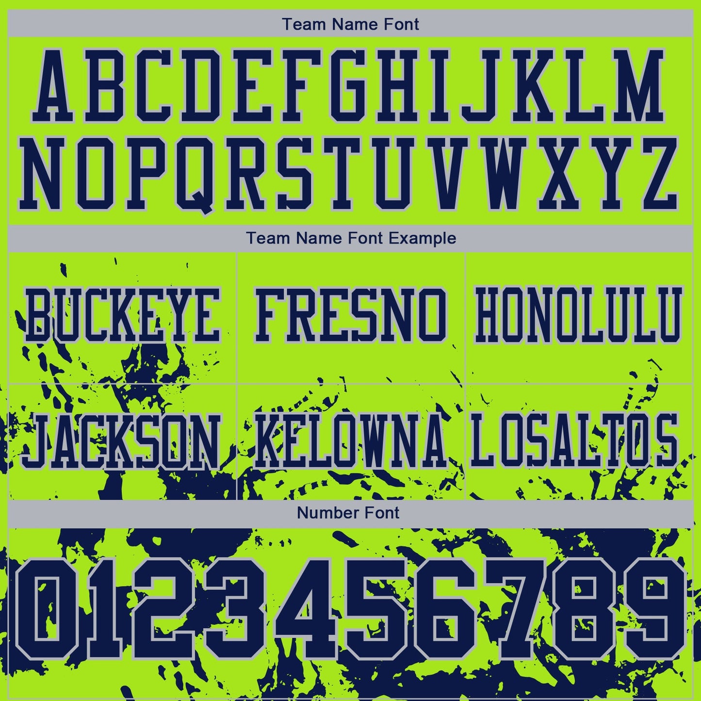 Custom Neon Green Navy-Gray Splash Mesh Authentic Football Jersey
