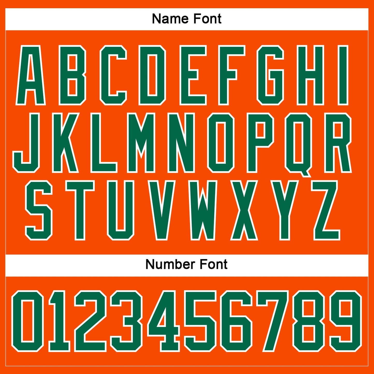 Custom Orange Kelly Green-White Hockey Lace Neck Jersey