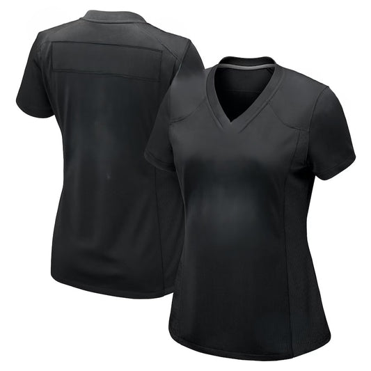 Custom Women's Packers Black Exact Replica Fashion Football Jersey