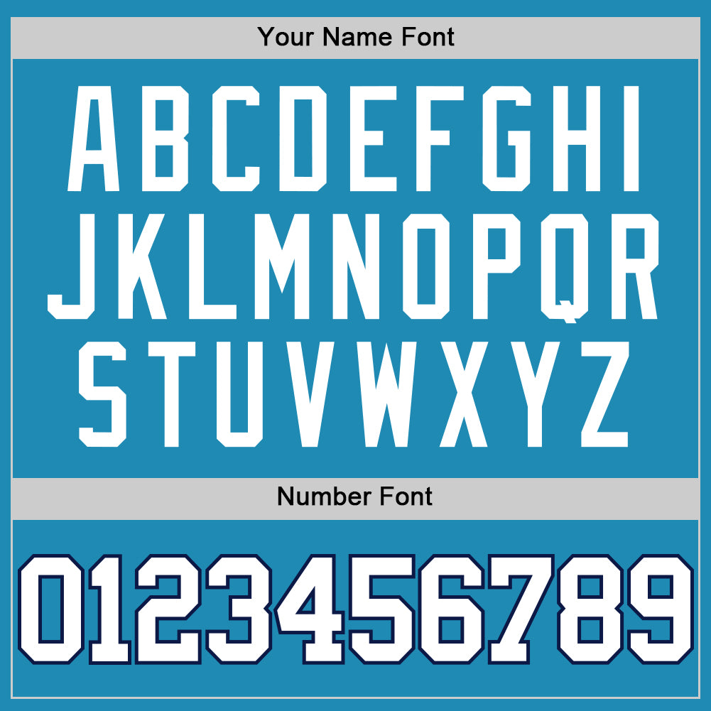 Custom Panther Blue White-Navy Authentic Basketball Jersey