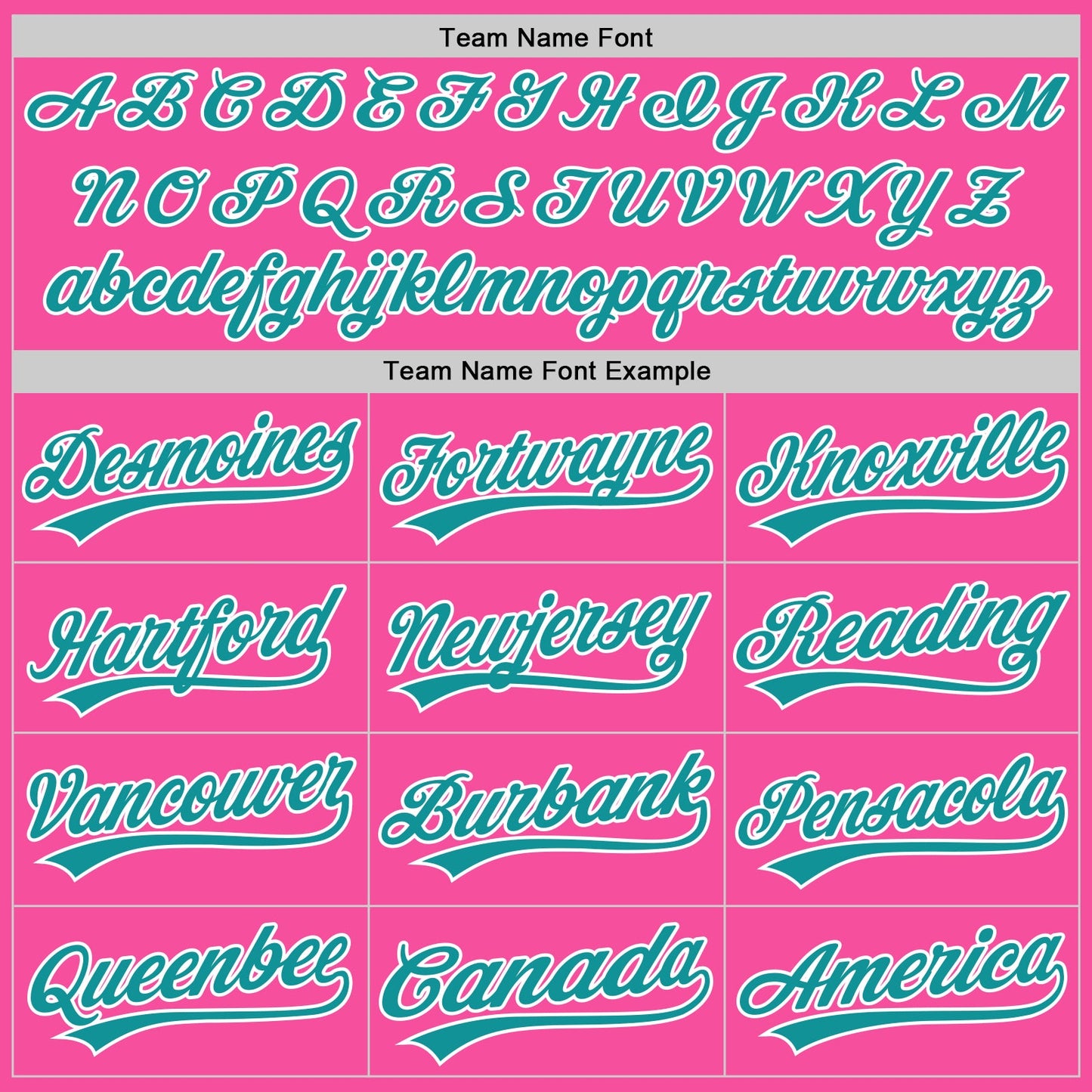 Custom Pink Teal-White Authentic Baseball Jersey