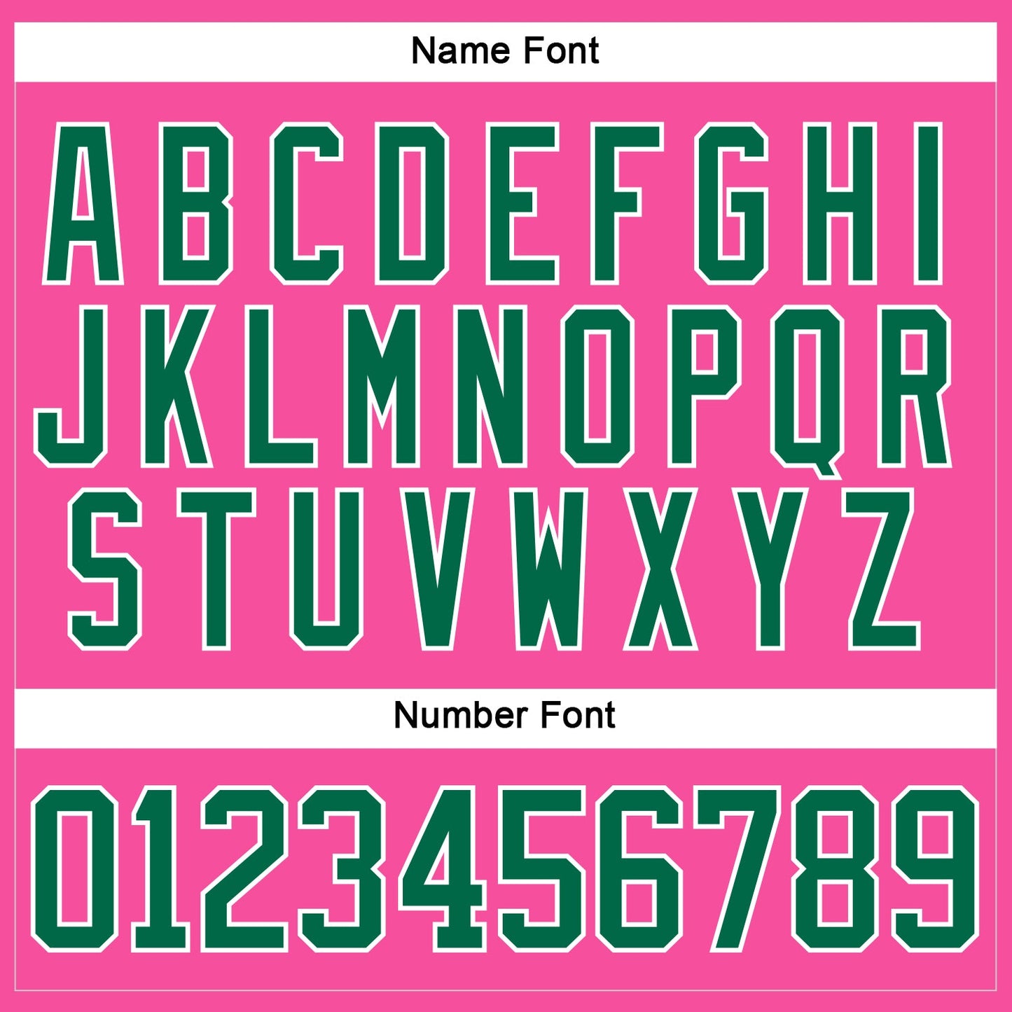 Custom Pink Kelly Green-White Hockey Lace Neck Jersey