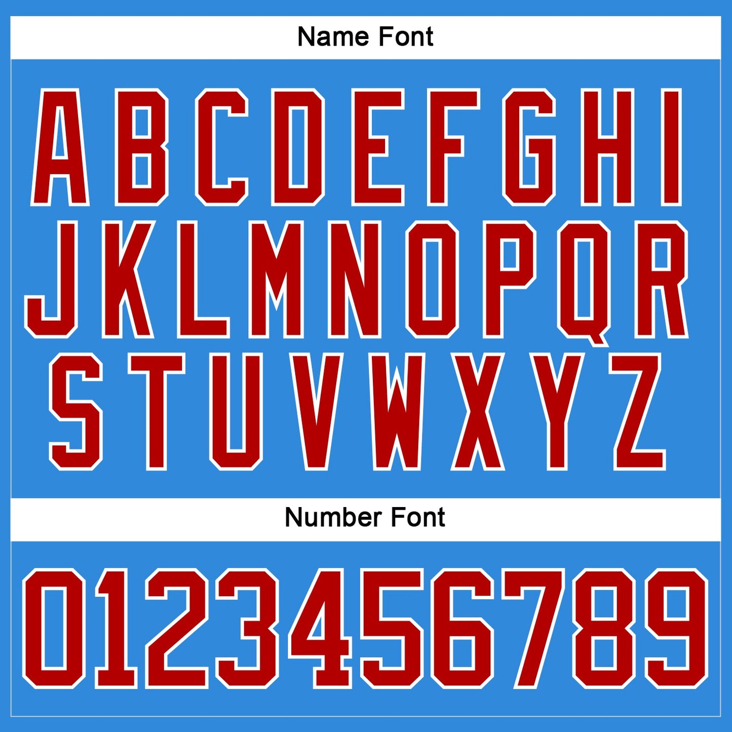Custom Sky Blue Red-White Hockey Lace Neck Jersey