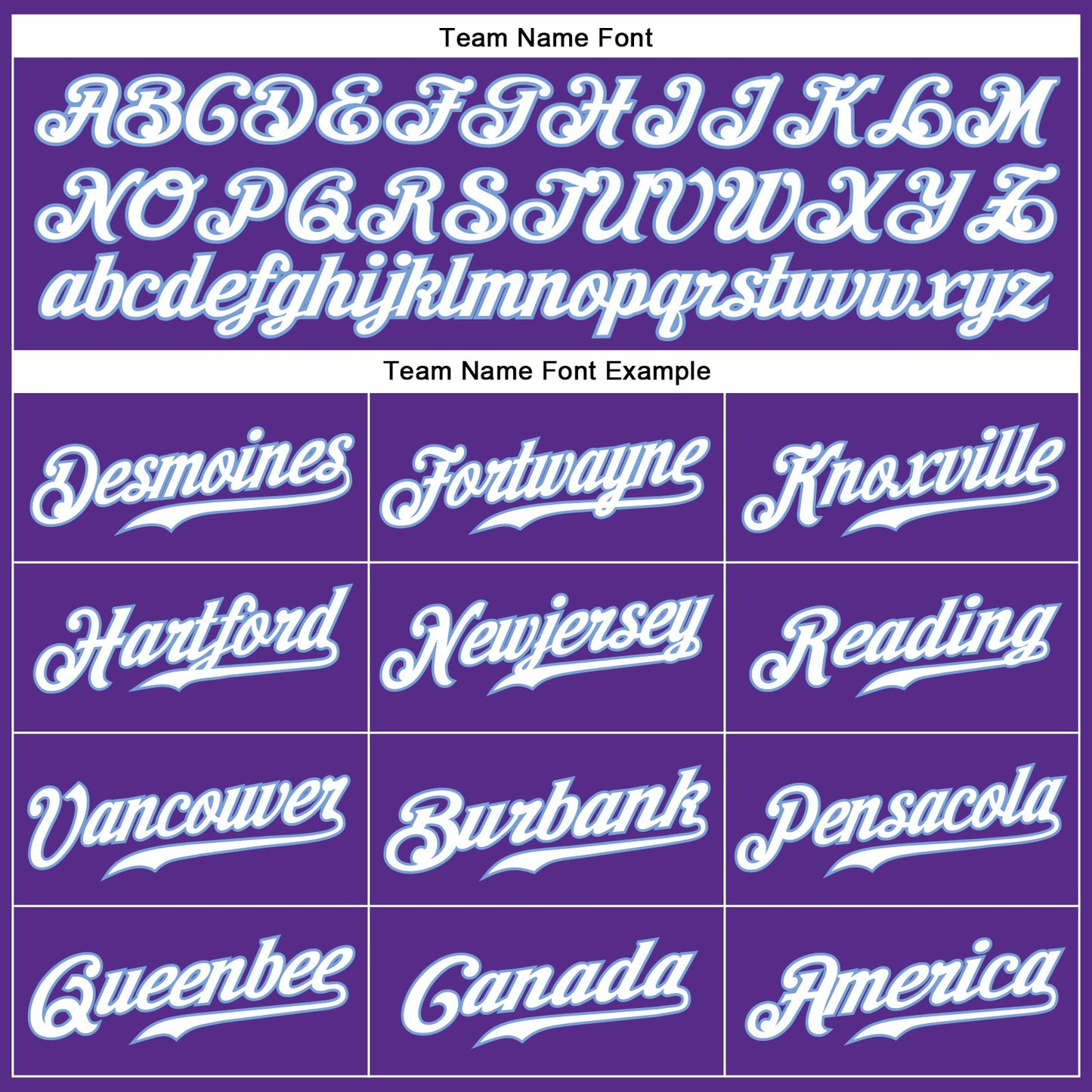 Custom Purple White-Light Blue Authentic Sleeveless Baseball Jersey