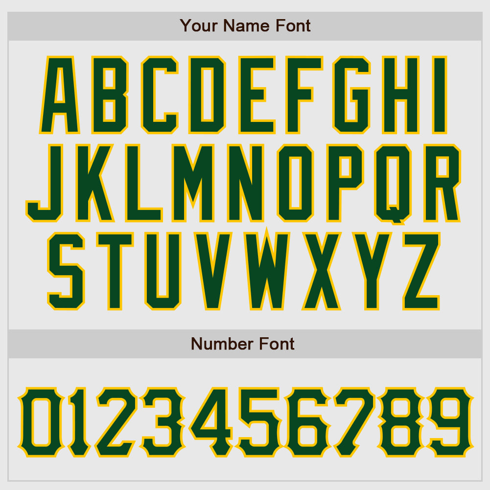 Custom White Green Pinstripe Green-Gold Authentic Raglan Sleeves Baseball Jersey