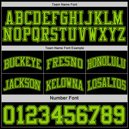 Custom Reversible Black Neon Green Double Side Sublimation Basketball Suit Jersey
