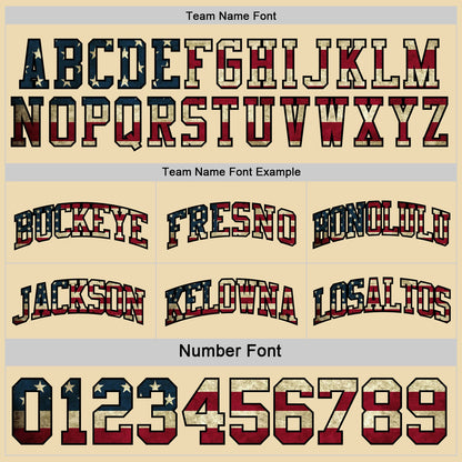 Custom Reversible Black Vintage USA Flag Cream-Maroon Double Side Sublimation Basketball Suit Jersey